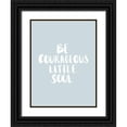 thumbnail image 1 of Urban Road 15x18 Black Ornate Wood Framed with Double Matting Museum Art Print Titled - Be Courageous Smoke Poster, 1 of 4