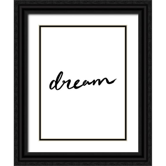 Urban Road 15x18 Black Ornate Wood Framed with Double Matting Museum Art Print Titled - Dream Poster
