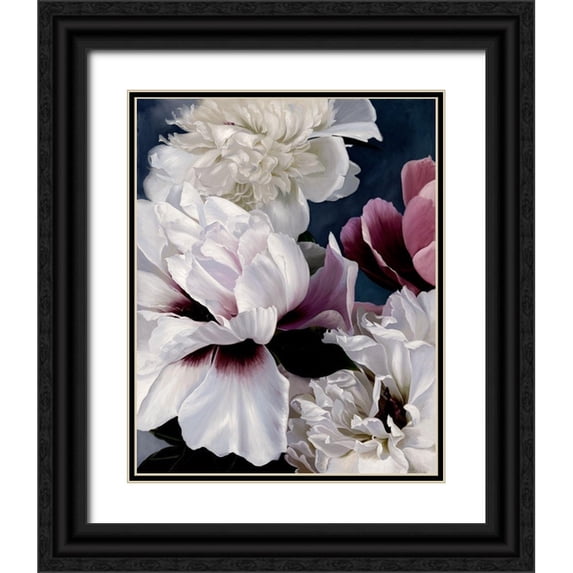 Urban Road 15x18 Black Ornate Wood Framed with Double Matting Museum Art Print Titled - Fiore