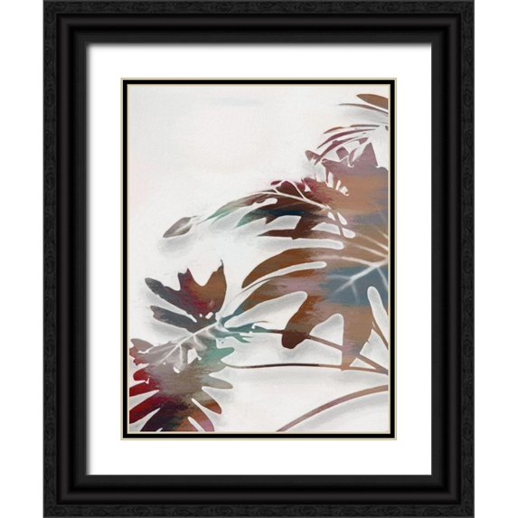 Urban Road 15x18 Black Ornate Wood Framed with Double Matting Museum Art Print Titled - Monstera Major I