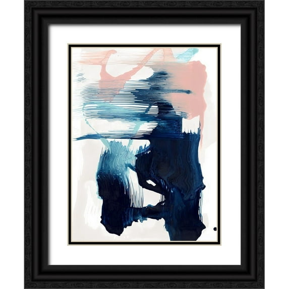 Urban Road 15x18 Black Ornate Wood Framed with Double Matting Museum Art Print Titled - Trafalgar I