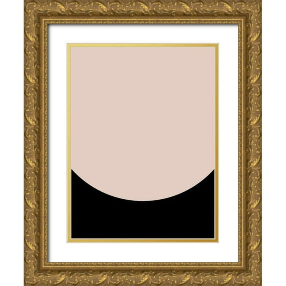 Urban Road 15x18 Gold Ornate Wood Framed with Double Matting Museum Art Print Titled - Arc II Poster