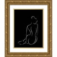 thumbnail image 1 of Urban Road 15x18 Gold Ornate Wood Framed with Double Matting Museum Art Print Titled - Figure II Black Poster, 1 of 4