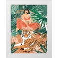 thumbnail image 1 of Urban Road 15x18 White Modern Wood Framed Museum Art Print Titled - Easy Tiger, 1 of 4