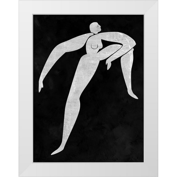 Urban Road 15x18 White Modern Wood Framed Museum Art Print Titled - Monique Cut-Out II