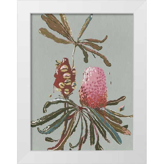 Urban Road 15x18 White Modern Wood Framed Museum Art Print Titled - Sage Banksia