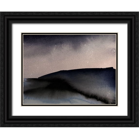 Urban Road 18x15 Black Ornate Wood Framed with Double Matting Museum Art Print Titled - Orion