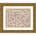 thumbnail image 1 of Urban Road 18x15 Gold Ornate Wood Framed with Double Matting Museum Art Print Titled - Allegro Blush, 1 of 4
