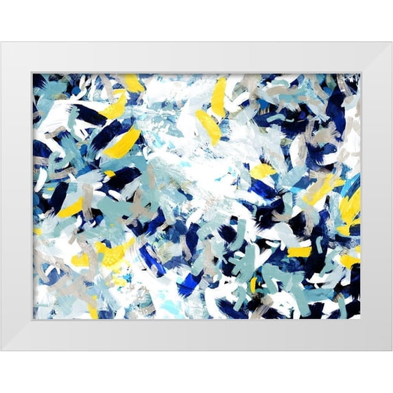 Urban Road 18x15 White Modern Wood Framed Museum Art Print Titled - Coastal Fjord