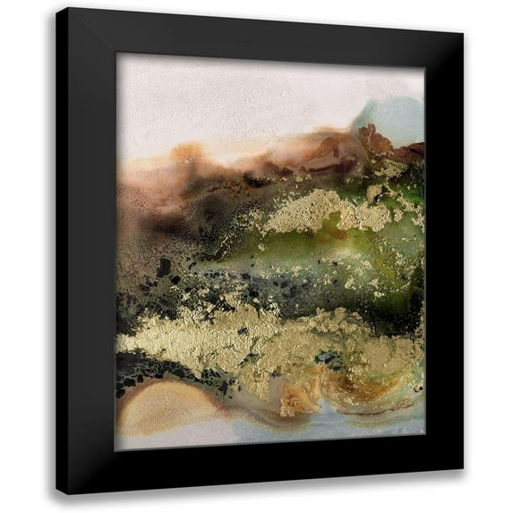 Urban Road 19x24 Black Modern Framed Museum Art Print Titled - Gold Fever III