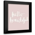 thumbnail image 1 of Urban Road 19x24 Black Modern Framed Museum Art Print Titled - Hello Beautiful Blush Poster, 1 of 5