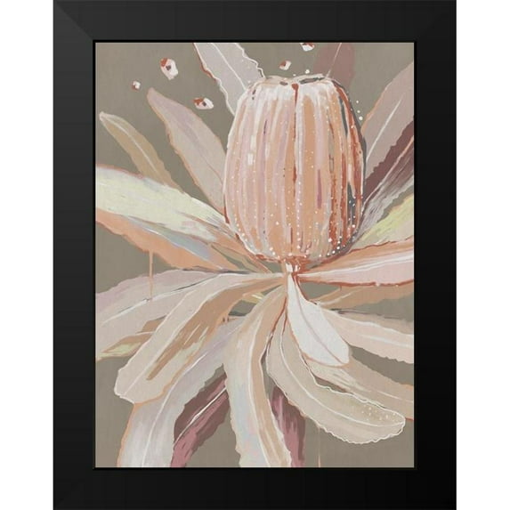 Urban Road 19x24 Black Modern Framed Museum Art Print Titled - Peach Banskia