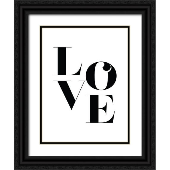 Urban Road 19x24 Black Ornate Wood Framed with Double Matting Museum Art Print Titled - Big Love Poster