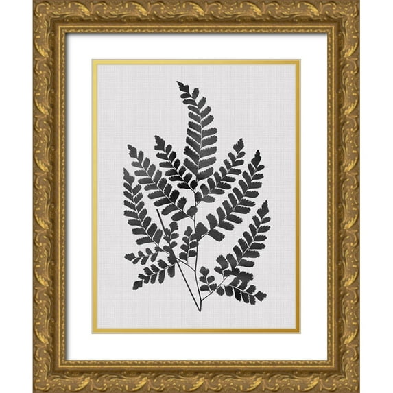 Urban Road 19x24 Gold Ornate Wood Framed with Double Matting Museum Art Print Titled - Chestnut Black Poster