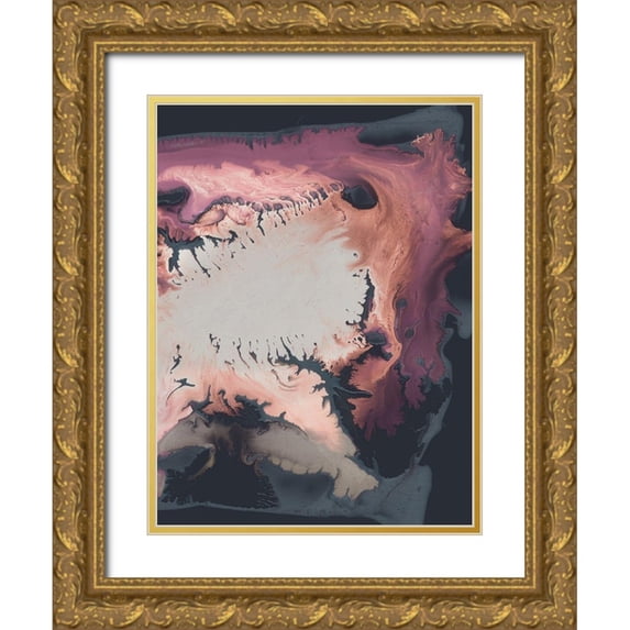 Urban Road 19x24 Gold Ornate Wood Framed with Double Matting Museum Art Print Titled - Fantasia