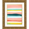 thumbnail image 1 of Urban Road 19x24 Gold Ornate Wood Framed with Double Matting Museum Art Print Titled - Island Home, 1 of 4
