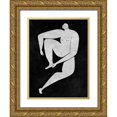 thumbnail image 1 of Urban Road 19x24 Gold Ornate Wood Framed with Double Matting Museum Art Print Titled - Monique Cut-Out I, 1 of 4