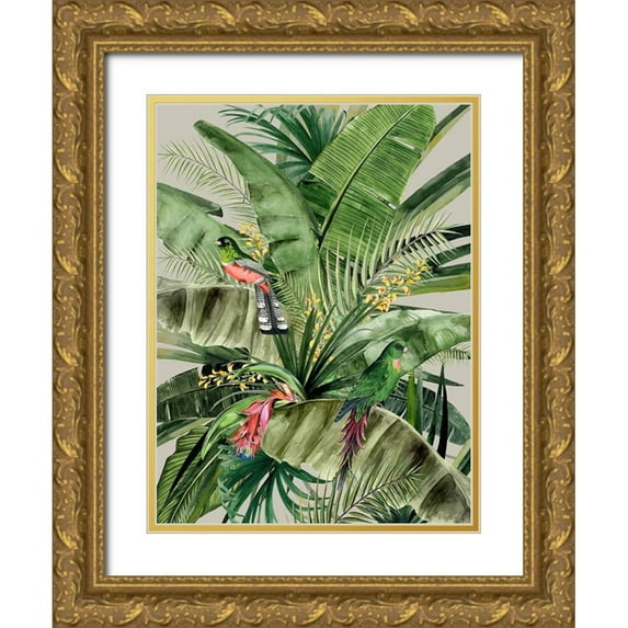 Urban Road 19x24 Gold Ornate Wood Framed with Double Matting Museum Art Print Titled - Paradise