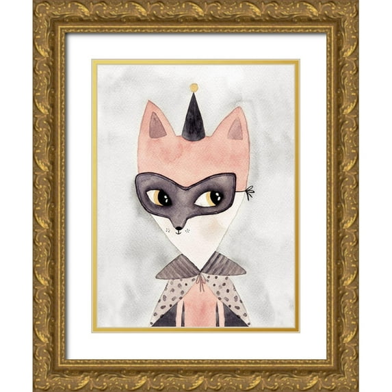 Urban Road 19x24 Gold Ornate Wood Framed with Double Matting Museum Art Print Titled - Secret Hero Poster