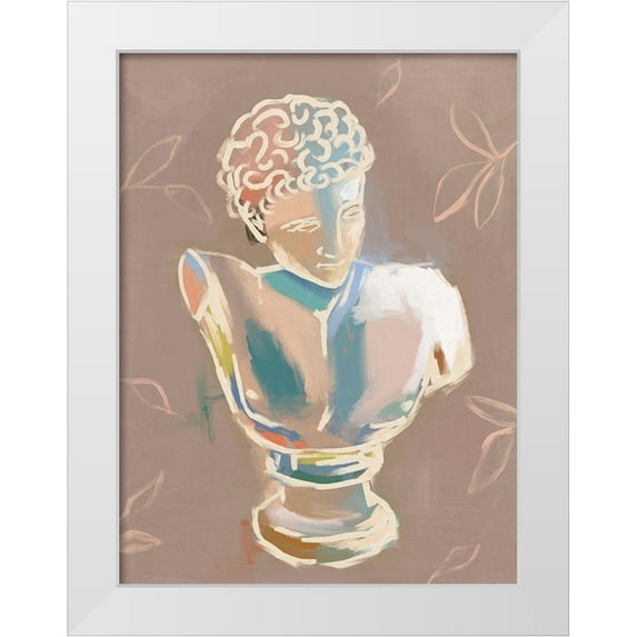 Urban Road 19x24 White Modern Wood Framed Museum Art Print Titled - David