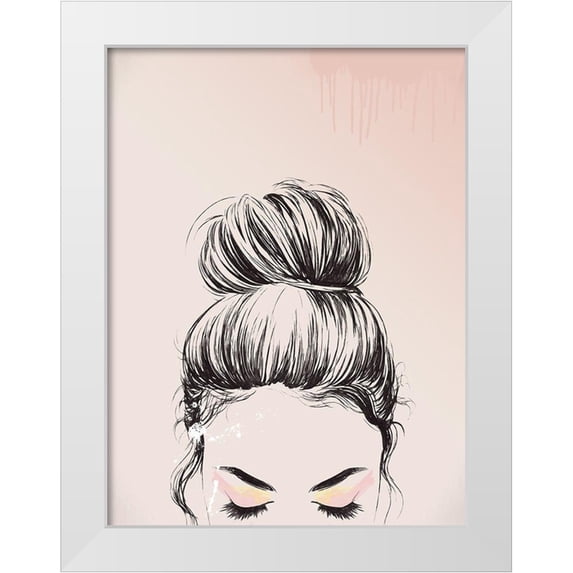 Urban Road 19x24 White Modern Wood Framed Museum Art Print Titled - Sophia