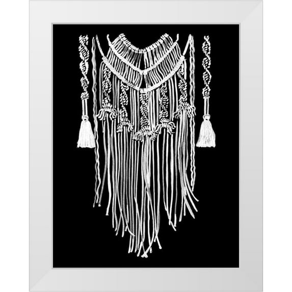 Urban Road 19x24 White Modern Wood Framed Museum Art Print Titled - Wanderer Mono