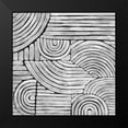 thumbnail image 1 of Urban Road 20x20 Black Modern Framed Museum Art Print Titled - Mazy Thoughts, 1 of 4