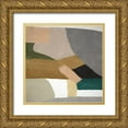 thumbnail image 1 of Urban Road 20x20 Gold Ornate Wood Framed with Double Matting Museum Art Print Titled - Jade Way II Art Print, 1 of 4
