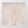thumbnail image 1 of Urban Road 20x20 White Modern Wood Framed Museum Art Print Titled - Stone Path IV, 1 of 4