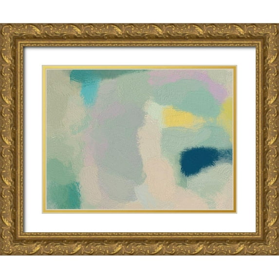 Urban Road 24x19 Gold Ornate Wood Framed with Double Matting Museum Art Print Titled - Twist of Lime