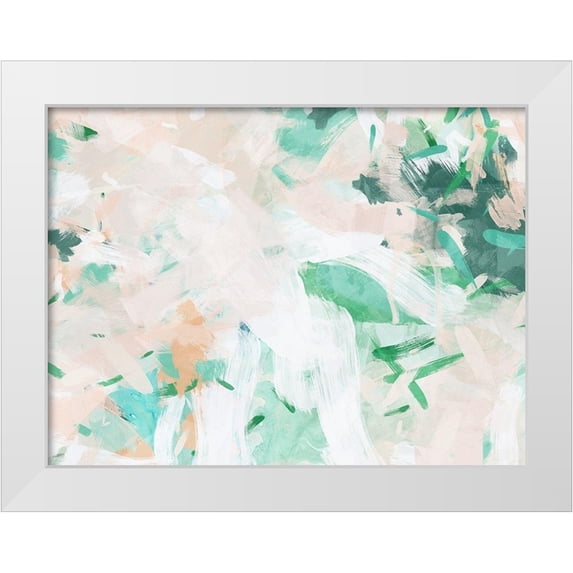 Urban Road 24x19 White Modern Wood Framed Museum Art Print Titled - Lapping Tide
