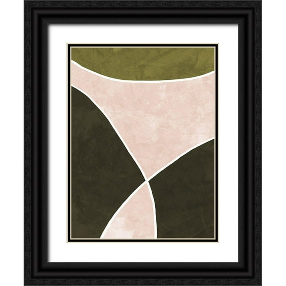 Urban Road 25x32 Black Ornate Wood Framed with Double Matting Museum Art Print Titled - Constance