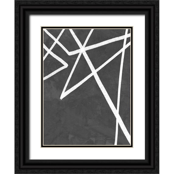 Urban Road 25x32 Black Ornate Wood Framed with Double Matting Museum Art Print Titled - Disengage