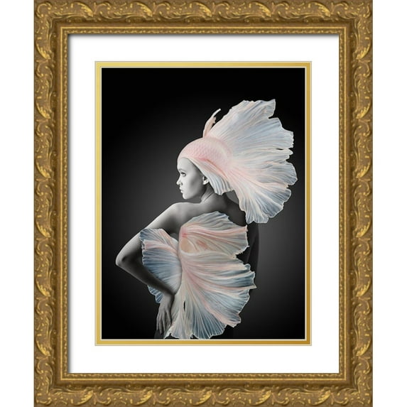 Urban Road 25x32 Gold Ornate Wood Framed with Double Matting Museum Art Print Titled - Enki