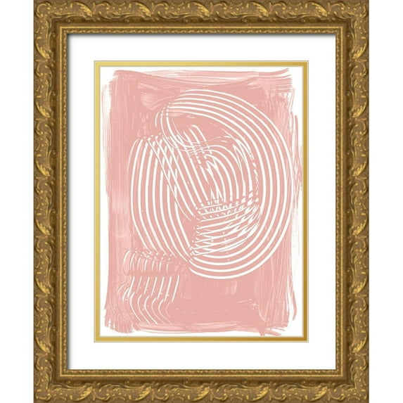 Urban Road 25x32 Gold Ornate Wood Framed with Double Matting Museum Art Print Titled - Jean IV