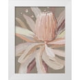 thumbnail image 1 of Urban Road 25x32 White Modern Wood Framed Museum Art Print Titled - Peach Banskia, 1 of 4
