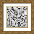 thumbnail image 1 of Urban Road 26x26 Gold Ornate Wood Framed with Double Matting Museum Art Print Titled - Stone Path, 1 of 4