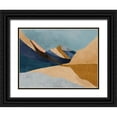 thumbnail image 1 of Urban Road 32x25 Black Ornate Wood Framed with Double Matting Museum Art Print Titled - Blue Mountains, 1 of 4