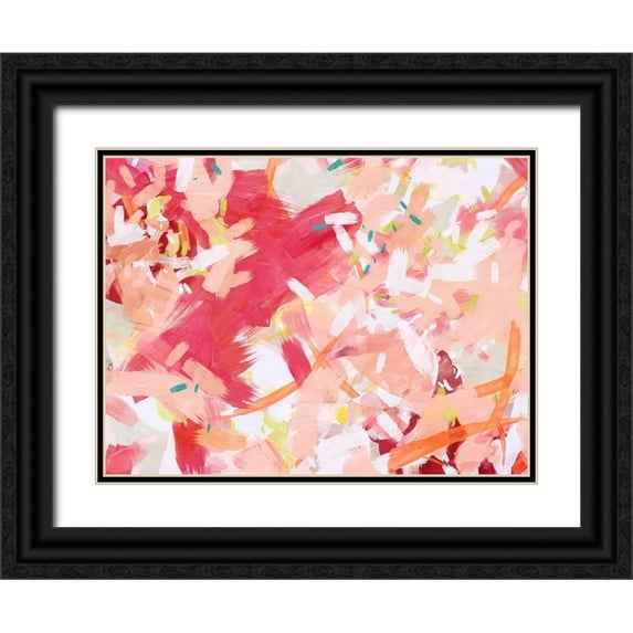 Urban Road 32x25 Black Ornate Wood Framed with Double Matting Museum Art Print Titled - Coral Cove