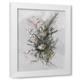 thumbnail image 1 of Urban Road 4x14 White Modern Wood Framed Wall Art Titled - Boronia, 1 of 5