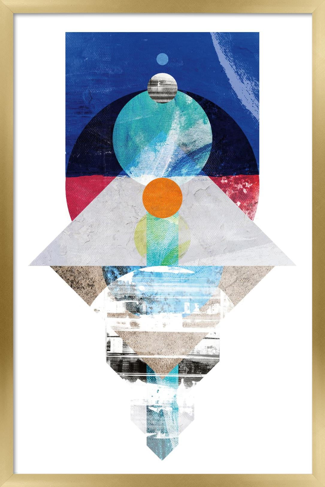 Urban - Shapes Wall Poster, 14.725" x 22.375", Framed