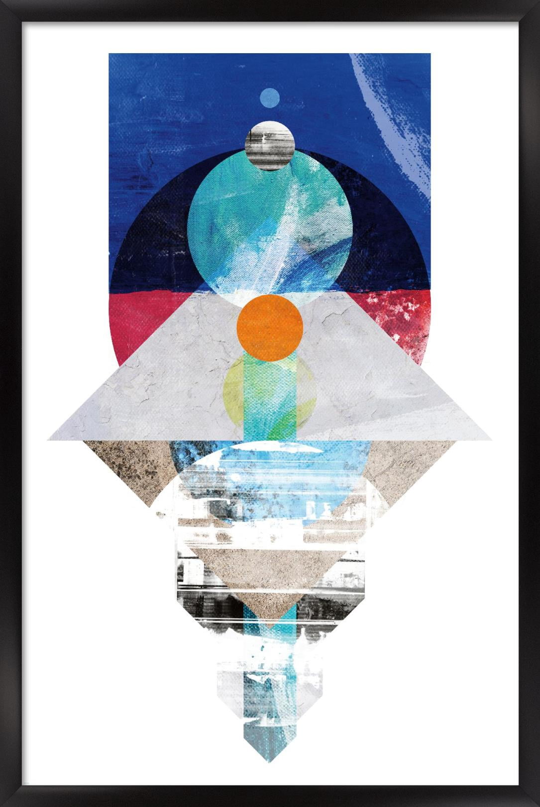 Urban - Shapes Wall Poster, 22.375" x 34", Framed
