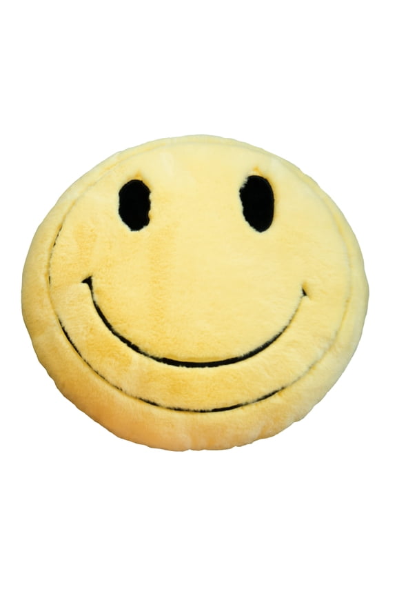 18" Smiley Decorative Pillow