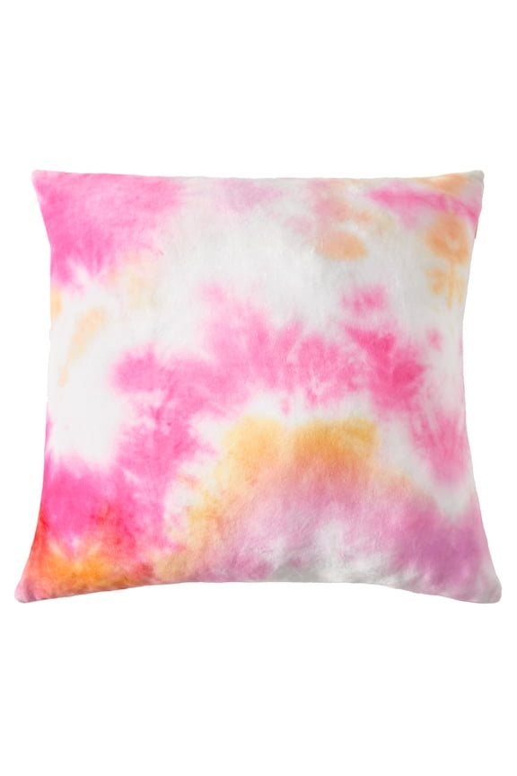 18" x 18" Tie Dye Squishy Decorative Pillow