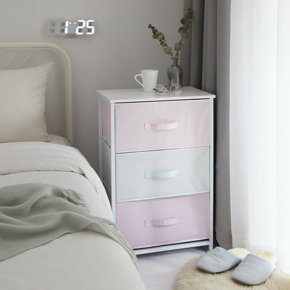 Urban Shop 3 Tier Storage Cart, Multi, 3 Drawers