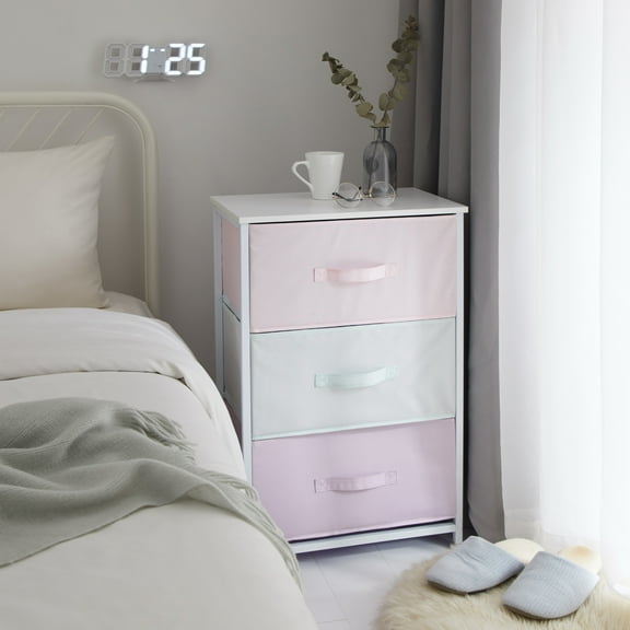 Urban Shop 3 Tier Storage Cart, Multi, 3 Drawers
