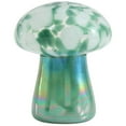 thumbnail image 1 of Urban Shop 6.7" x 5.9" Iridescent Green Mushroom Candle, 1 of 10