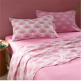 thumbnail image 1 of Urban Shop 6 Piece Pink Sunburst Mix and Match Sheet Set, Twin/XL, 1 of 7