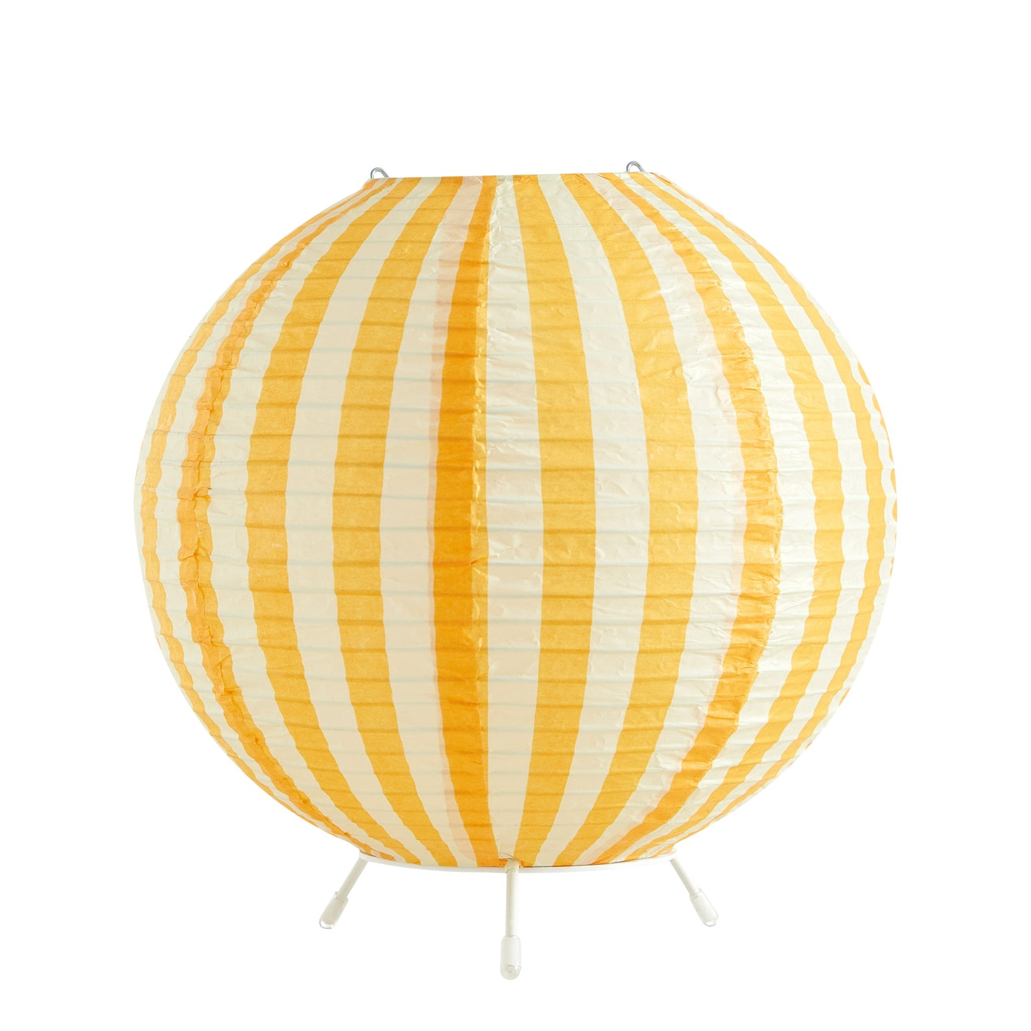 Urban Shop 8.2"H x 9"D Paper Lantern Table Lamp, Yellow