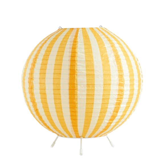 Urban Shop 8.2"H x 9"D Paper Lantern Table Lamp, Yellow